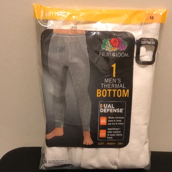 Fruit of the Loom Other - Fruit of the Loom Men's Color Natural Thermal Bottom Size Medium
